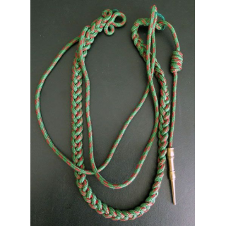 fourragère de cérémonie de croix de guerre 1914 - 18 aiguillette dorée