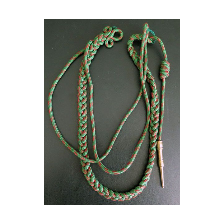 fourragère de cérémonie de croix de guerre 1914 - 18 aiguillette dorée