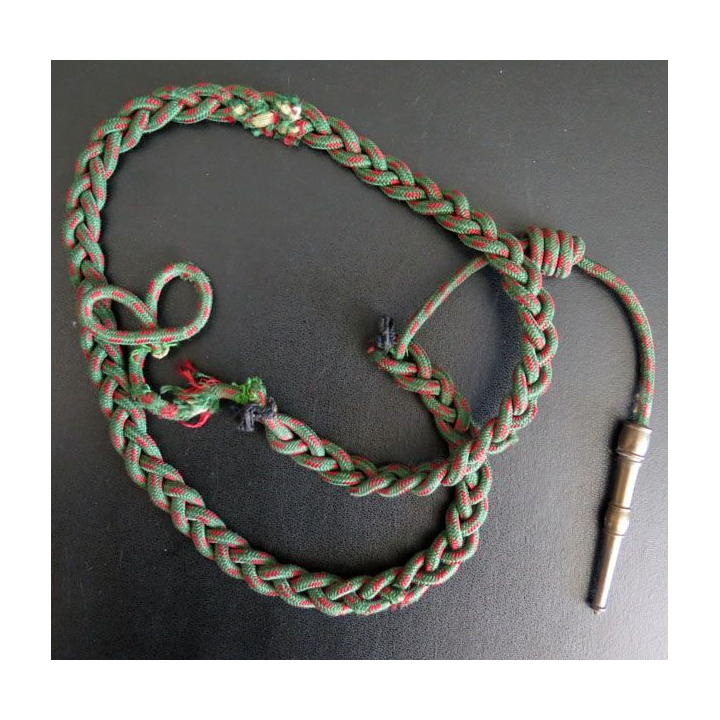  fourragère de la croix de guerre 1914 - 18 aiguillette dorée 