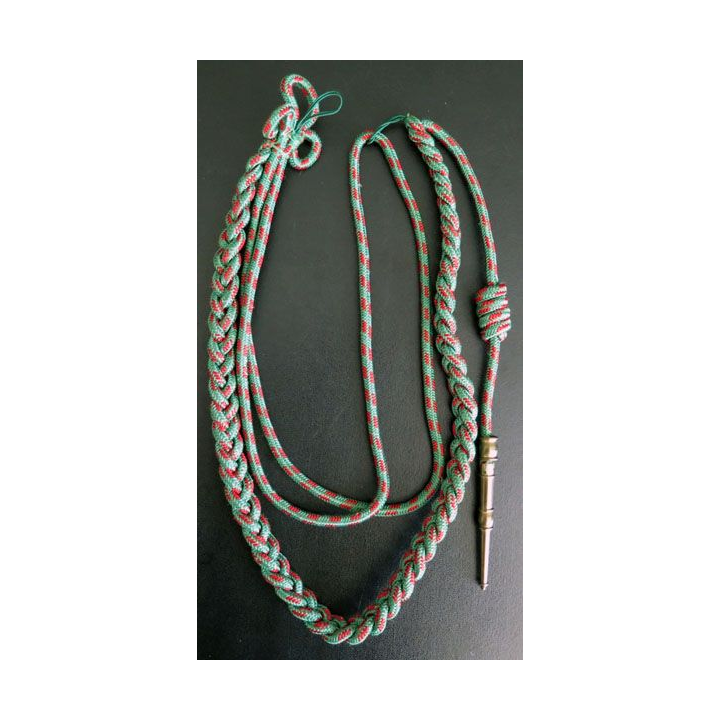 fourragère de cérémonie de croix de guerre 1914 - 18 aiguillette dorée