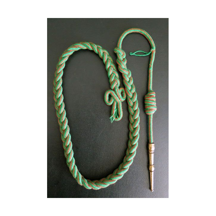  fourragère de la croix de guerre 1914 - 18 aiguillette dorée 
