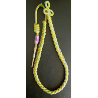 fourragère de la médaille militaire aiguillette dorée avec gland TOE