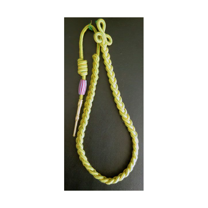 fourragère de la médaille militaire aiguillette dorée avec gland TOE