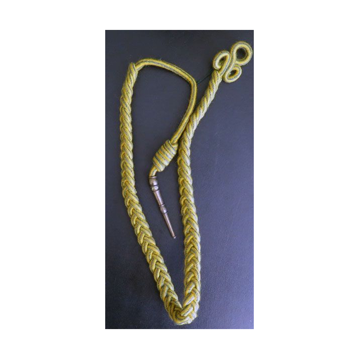 fourragère de la médaille militaire aiguillette dorée
