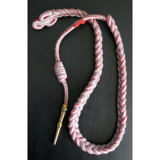 MILITARIA : fourragère de la Croix de Guerre des Théâtres d'opérations extérieures TOE aiguillette dorée (C144 - 22)
