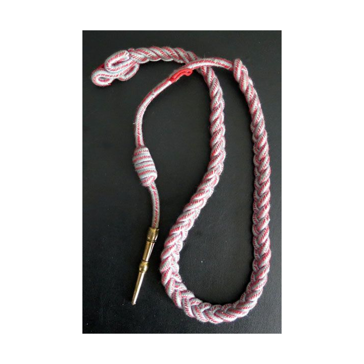 MILITARIA : fourragère de la Croix de Guerre des Théâtres d'opérations extérieures TOE aiguillette dorée (C144 - 22)