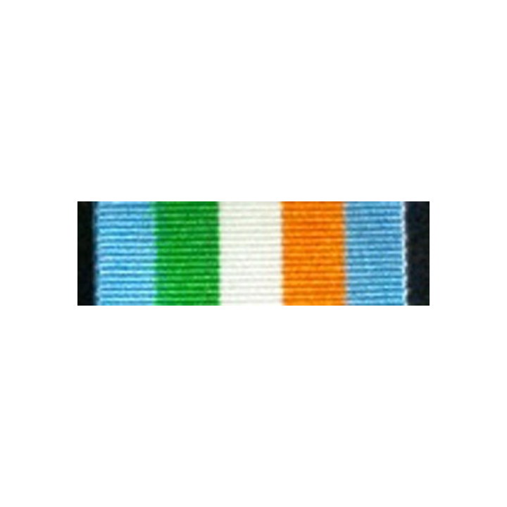 ONU : ruban de la médaille de l'UNMINUCI UN MISION IN COTE D'IVOIRE