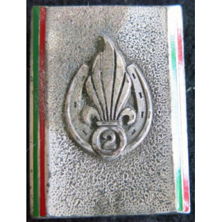 2° REI : insigne du 2° régiment étranger d'infanterie de fabrication Drago G. 2333