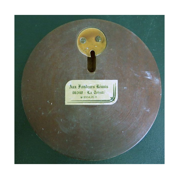 Tape de bouche de Lavallée diamètre 7 cm et 12 cm de socle bois