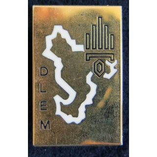 DLEM : insigne métallique du détachement de la légion étrangère à Mayotte de fabrication Arthus Bertrand G. 2488