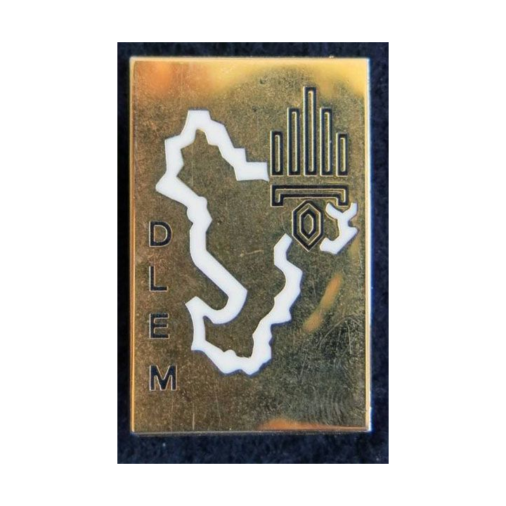 DLEM : insigne métallique du détachement de la légion étrangère à Mayotte de fabrication Arthus Bertrand G. 2488