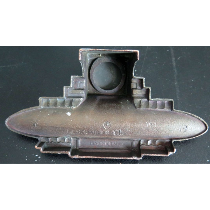 encrier de la Jeanne d'Arc le souvenir CL 14 cm