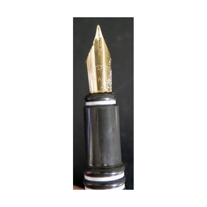 stylo Waterman France collector plume dorée