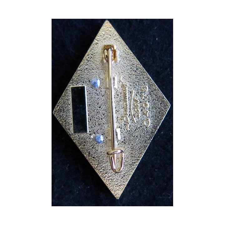 DLEC : insigne métallique du Groupement Recrutement de la Légion Etrangère 2° tirage  fabrication Boussemart G. 4978