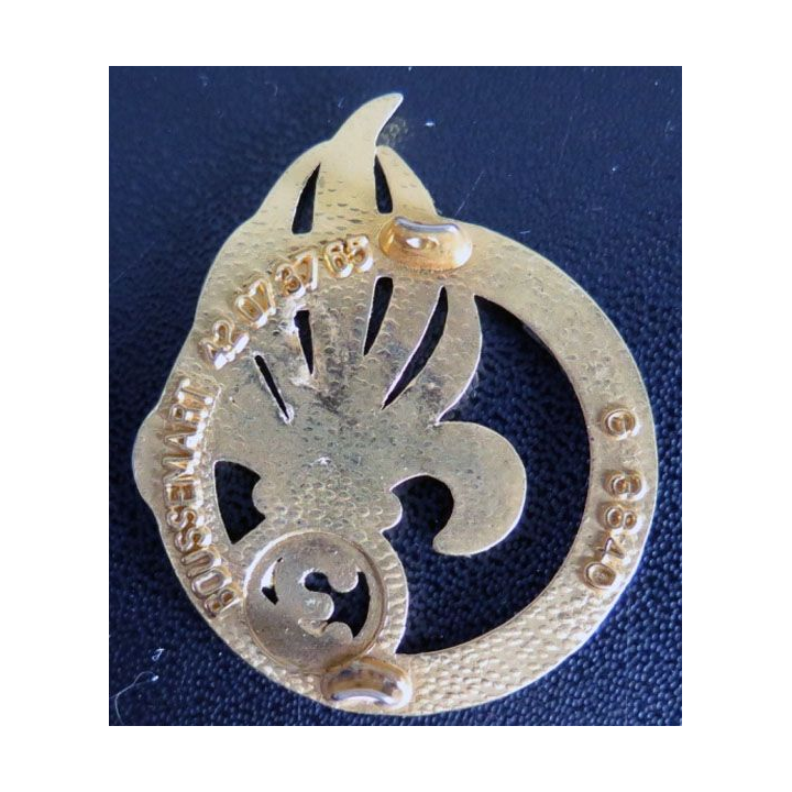 3° REI : insigne de béret du 3° régiment étranger d'infanterie Boussemart G.3840