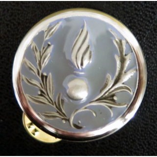insigne de col du commissariat avec 1 attache cassée