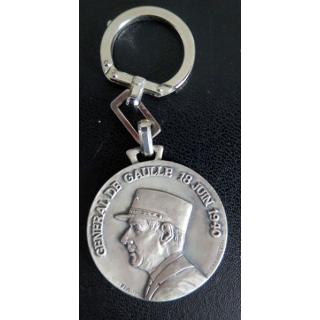 PORTE CLEFS de la CCS du Général de Gaulle 18 juin 1940 