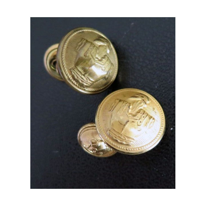 bouton de manchettes du génie à base de boutons