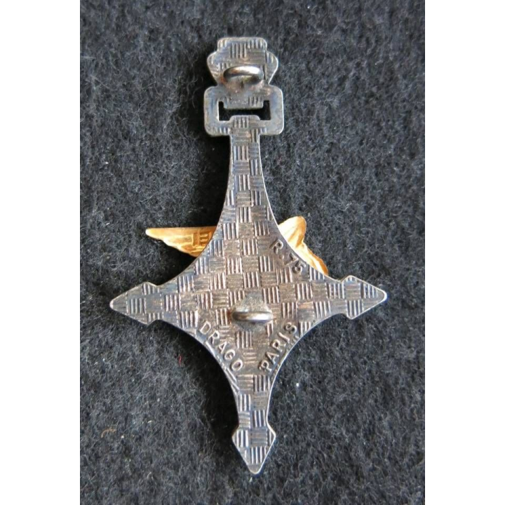 2° REI : Insigne métallique de la 7° Cie portée Sahara du 2° régiment étranger d'infanterie Drago R75