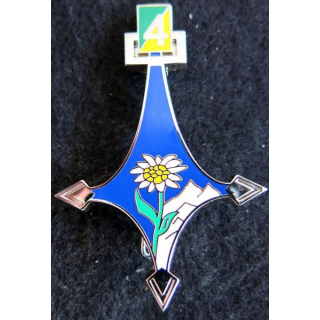 4° RCH : insigne métallique du 4° régiment de chasseurs opération  Sangaris Boussemart 2014