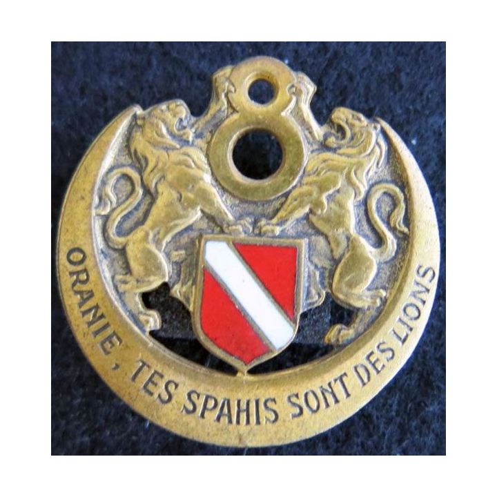 8° RSA : 8° régiment de spahis algériens de fabrication Drago en émail