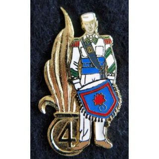 4° REI : Pin's du 4° régiment étranger d'infanterie tambour Ségalen collection