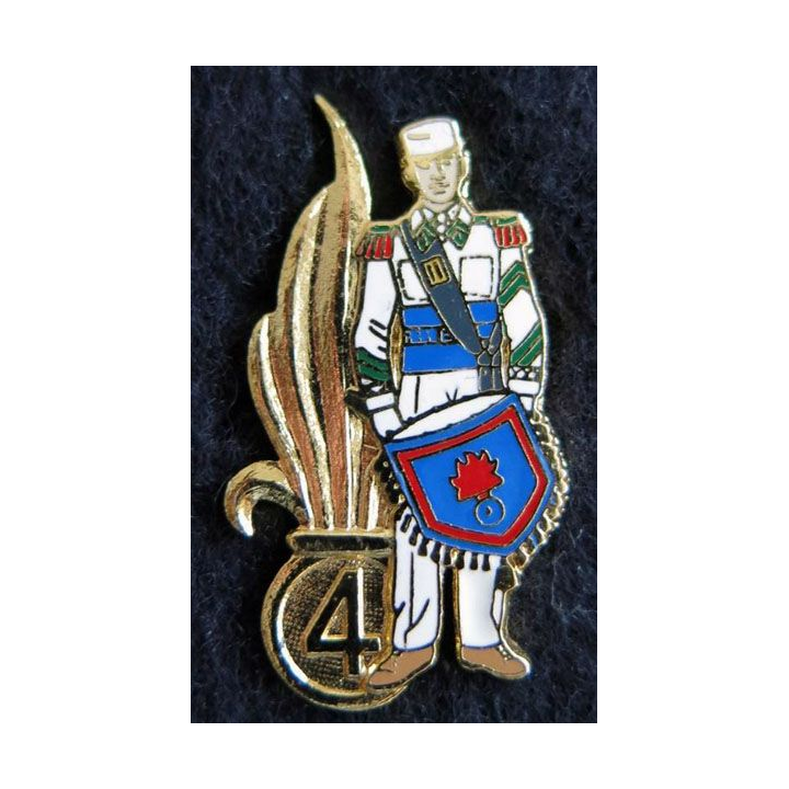 4° REI : Pin's du 4° régiment étranger d'infanterie tambour Ségalen collection