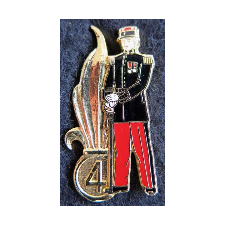 4° REI : Pin's du 4° régiment étranger d'infanterie officier Ségalen collection