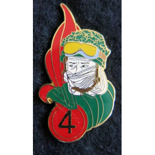 4° REI : Pin's du 4° régiment étranger d'infanterie légionnaire casqué  Ségalen collection