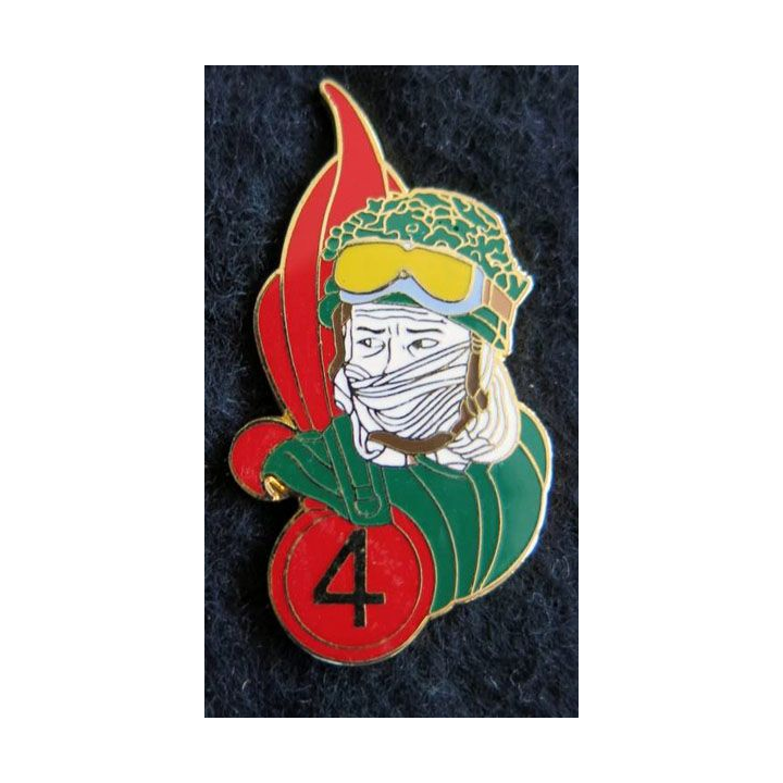 4° REI : Pin's du 4° régiment étranger d'infanterie légionnaire casqué  Ségalen collection