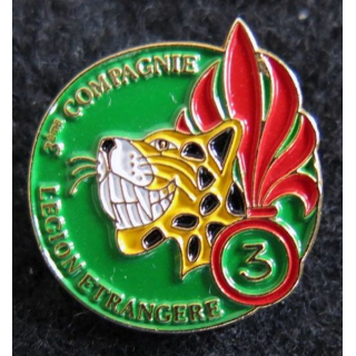 3° REI : Pin's de la 3° compagnie du 3° régiment étranger d'infanterie Insignia