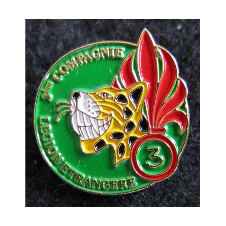 3° REI : Pin's de la 3° compagnie du 3° régiment étranger d'infanterie Insignia