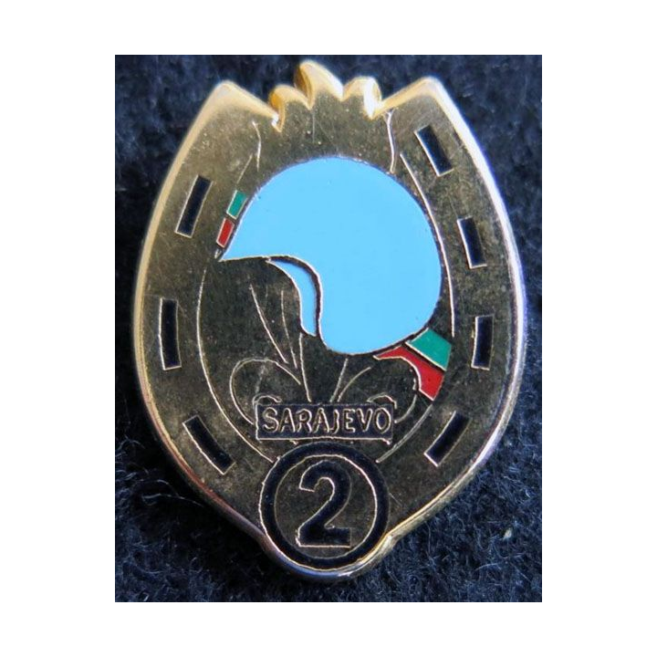 2° REI : Pin's du 2° régiment étranger d'infanterie FORPRONU à Sarajevo