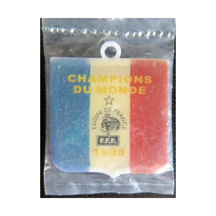 Insigne pendentif des champions du monde FFF 1998  Nutella