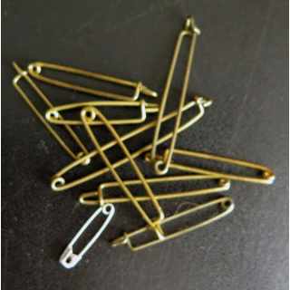 MILITARIA : lot de 10 épingles pour insignes diverses dimensions