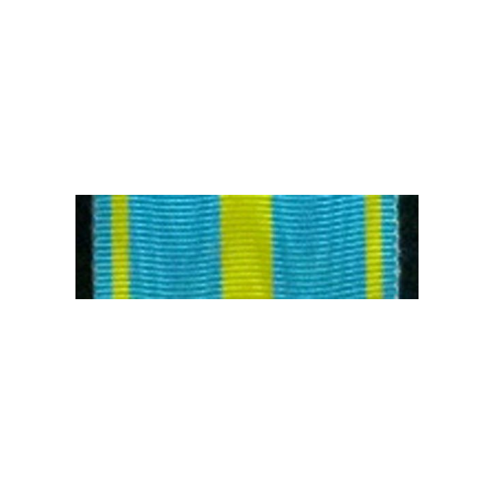 FRANCE :Ruban de la médaille commémorative du Moyen-Orient 14 cm