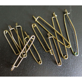 MILITARIA : lot de 10 épingles pour insignes diverses dimensions