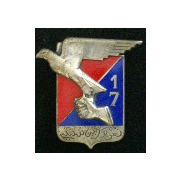 insigne du 17° régiment d'artillerie Drago G. 1214 17° RA