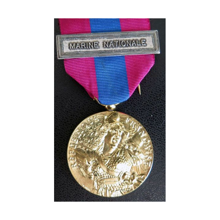 médaille défense nationale avec barrette marine nationale