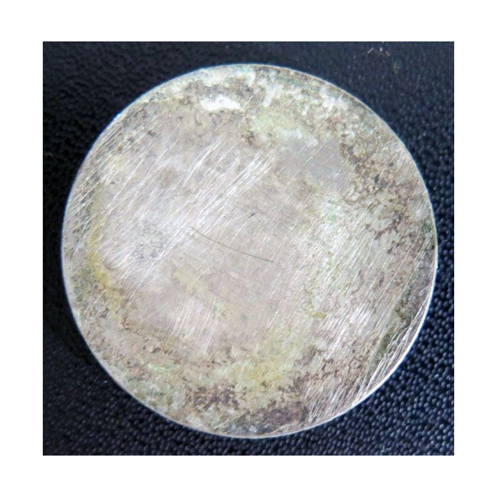 MARINE : plaque bombée du bateau le foudre de diamètre 3,5 cm