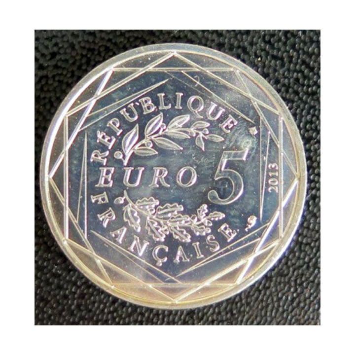 FRANCE : pièce de 5 euros argent liberté 2013
