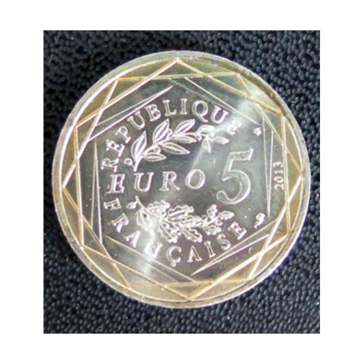 FRANCE : pièce de 5 euros argent Fraternité 2013