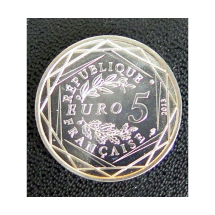 FRANCE : pièce de 5 euros argent Egalité 2013