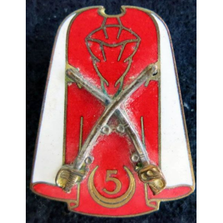 5° RSA : 5° régiment de spahis algériens fabrication Arthus Bertrand G. 1529 en émail