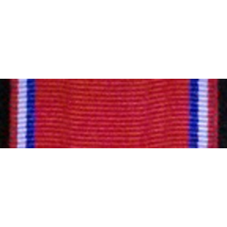 FRANCE : RUBAN DE LA MÉDAILLE COMMÉMORATIVE DE VERDUN 1°GM