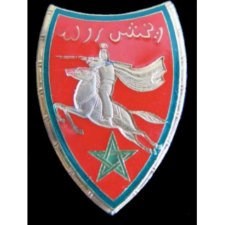 22° RSM : 22° régiment de spahis marocains de fabrication Drago Paris G. 452 en émail