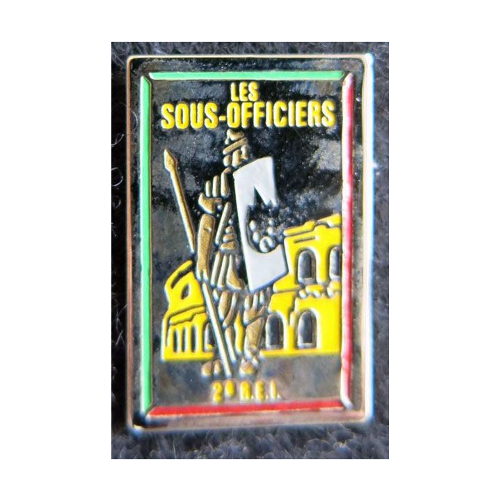 2° REI : Pin's des sous officiers du 2° régiment étranger d'infanterie  15 X 22 mm