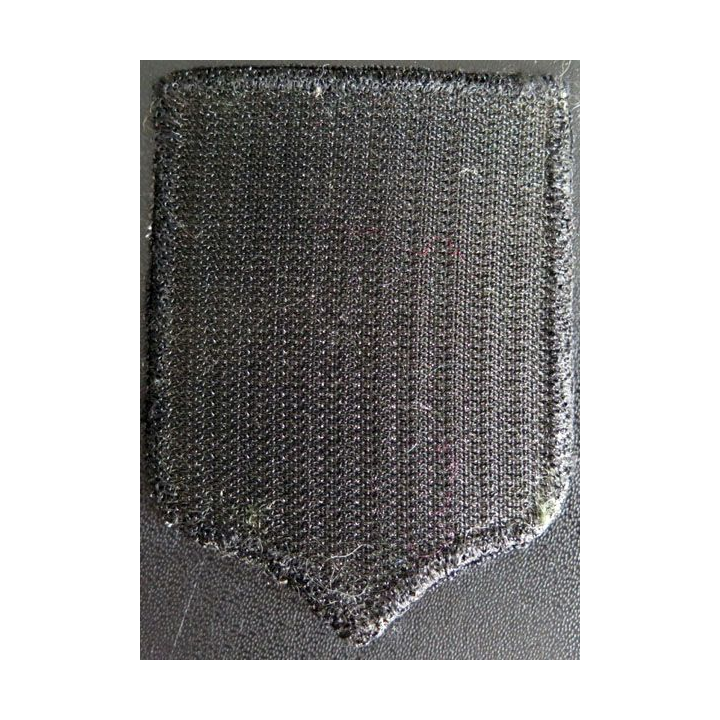 insigne tissu basse visibilité K FOR sur scratch 6,5 x 8,8 cm