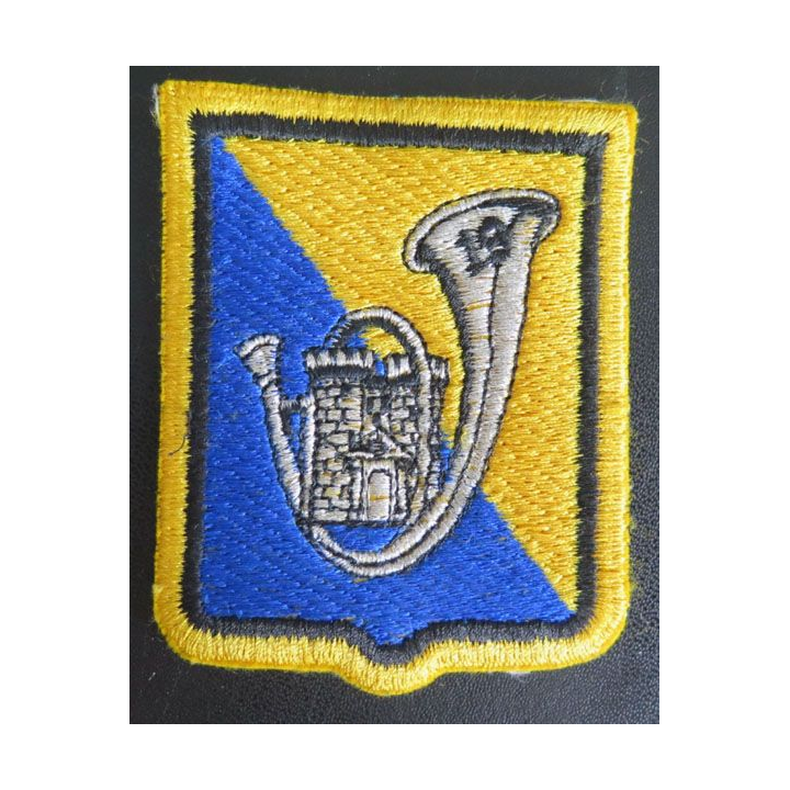 19° BCP : insigne tissu du 19° bataillon de chasseurs à pieds