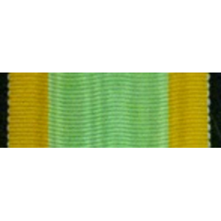 FRANCE : Ruban de la médaille des engagés volontaires longueur 14 cm